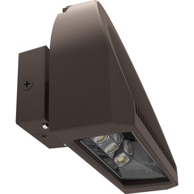 Nuvo Lighting 65/098 LED Adjustable Arc Wall Pack, 32W Finish 5000K 2900 lm., Bronze
