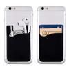 Agentwhiteusa Cell Phone Stick on Wallet (for Credit Card, Business Card & Id) compatible with iPhone, Android & Most Smartphones view 2