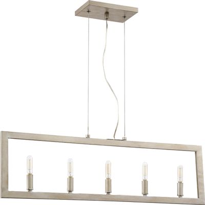 Craftmade 44975-GT Portrait Geometric Island Chandelier Lighting, 5-Light, 300 Watts, Gold Twilight (5"W x 10"H)