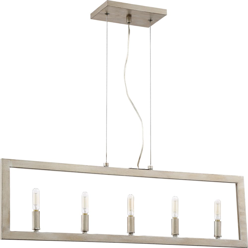 Craftmade 44975-GT Portrait Geometric Island Chandelier Lighting, 5-Light, 300 Watts, Gold Twilight (5"W x 10"H)
