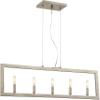 Craftmade 44975-GT Portrait Geometric Island Chandelier Lighting, 5-Light, 300 Watts, Gold Twilight (5"W x 10"H) view 3