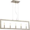Craftmade 44975-GT Portrait Geometric Island Chandelier Lighting, 5-Light, 300 Watts, Gold Twilight (5"W x 10"H) view 4