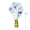 Crystal Lamp Finial Clear Swarovski Arabesque Pendalogue Prism Dazzling Lamp Shade Finial view 2