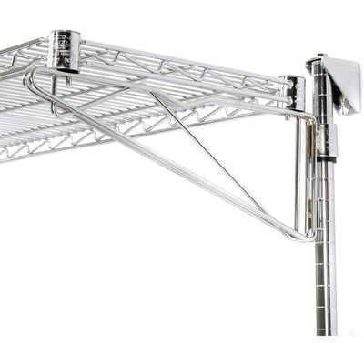 Nexel Additional Level for Wall Mount Wire Shelf, Chrome, 36" W x 14" D