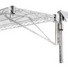 Nexel Additional Level for Wall Mount Wire Shelf, Chrome, 54" W x 24" D view 1