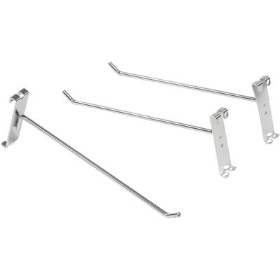 Grid Wall Peg Hook, Steel, 10"K - Lot of 12