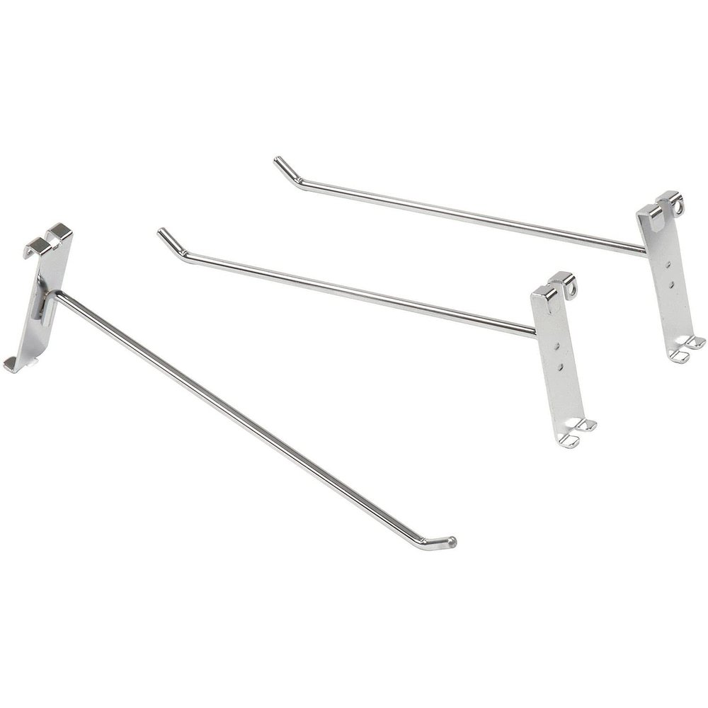 Grid Wall Peg Hook, Steel, 10"K - Lot of 12