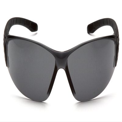 Pyramex Trulock Safety Glasses, Black Frame/Gray H2X Anti-Fog Lens