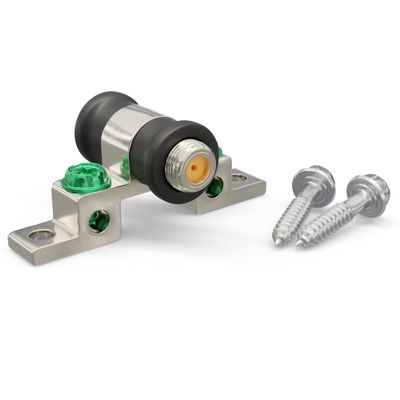 THE CIMPLE CO Coaxial Cable Connectors, 3GHz High Frequency, Ground Block, Coax Extender, RG6, Single Port, Weather Seal Boots, F-Type, Antenna, Satellite Dish, Cable TV, Grounding