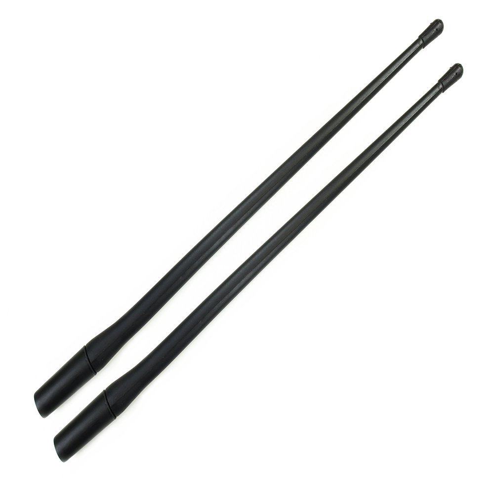 Votex - 13 Inch Flexible Rubber Antenna for Harley Davidson Touring Electra Ultra Classic Firefighter FLHTCU (2010) - 2 Pack