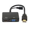 Cablecc HDMI to VGA & HDMI Female Splitter with Audio Video Cable Converter Adapter for HDTV PC Monitor view 1