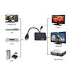 Cablecc HDMI to VGA & HDMI Female Splitter with Audio Video Cable Converter Adapter for HDTV PC Monitor view 2