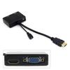 Cablecc HDMI to VGA & HDMI Female Splitter with Audio Video Cable Converter Adapter for HDTV PC Monitor view 4
