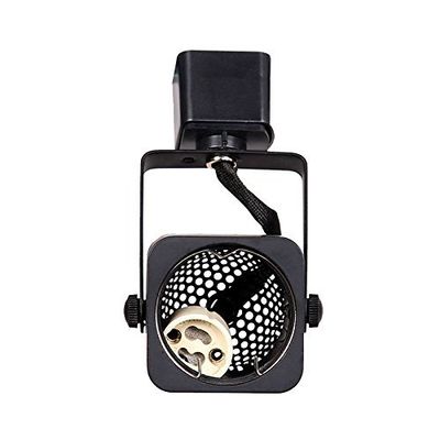KING SHA Square GU10 Track Head, 120V,H Type,ETL Listed,Black