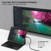 BENFEI USB C to DisplayPort 1.8 Meter Cable(8K@60Hz 4K@144Hz), USB Type-C to DP Adapter [Thunderbolt 3/4 Compatible] with iPhone 15 Pro/Max, MacBook Pro/Air 2023, iPad Pro, iMac, S23, XPS 17 and More view 4