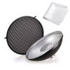 Godox AD-S3 Beauty Dish Reflector with Honeycomb Cover for AD200Pro II AD200Pro AD200 Pocket Flash AD180 AD360 AD360II Flash Speedlite view 1