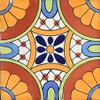 40 Mexican Talavera Tiles Hand Painted 6"x6" Stairs Backsplash view 1