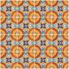 40 Mexican Talavera Tiles Hand Painted 6"x6" Stairs Backsplash view 2