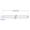 HQUA-OWS-6Q Quartz Sleeve for OWS 6GPM Water Purifier, 4 O-Rings Included. view 2