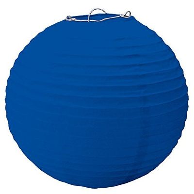 Amscan Paper Lanterns, 15 1/2 inches, Royal Blue
