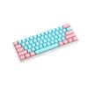 NPKC 61 87 104 Keys Miami Thick PBT OEM Profile Keycap for MX Switches GH60 Tenkeyless Mechanical Gaming Keyboard (Only Keycap)(61 Blank) view 1