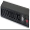 APC Rack PDU, Metered, 1U, 12A/208V, 10A/230V, (8) C13 view 1