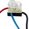 ZE-110 3 Wire Pull Light Switch Replacement Repair Kit 2 Circuit 6A 125VAC 3A 250VAC for Ceiling Fans, Wall Sconces, Floor Lamps, Table Lamps, Vanity Lights, Light Fixtures - Brass Finish view 2