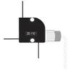 ZE-110 3 Wire Pull Light Switch Replacement Repair Kit 2 Circuit 6A 125VAC 3A 250VAC for Ceiling Fans, Wall Sconces, Floor Lamps, Table Lamps, Vanity Lights, Light Fixtures - Brass Finish view 4