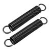 uxcell Extension Spring - 2.5mm Wire Dia, 18mm OD, 115mm Free Length Spring Steel Small Dual Hook Tension Spring 2pcs view 1