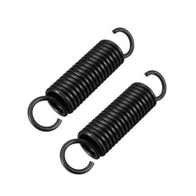 uxcell 2pcs Extension Spring 2.5mm Wire Dia, 18mm OD, 80mm Free Length