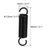 uxcell 2pcs Extension Spring 2.5mm Wire Dia, 18mm OD, 80mm Free Length view 2