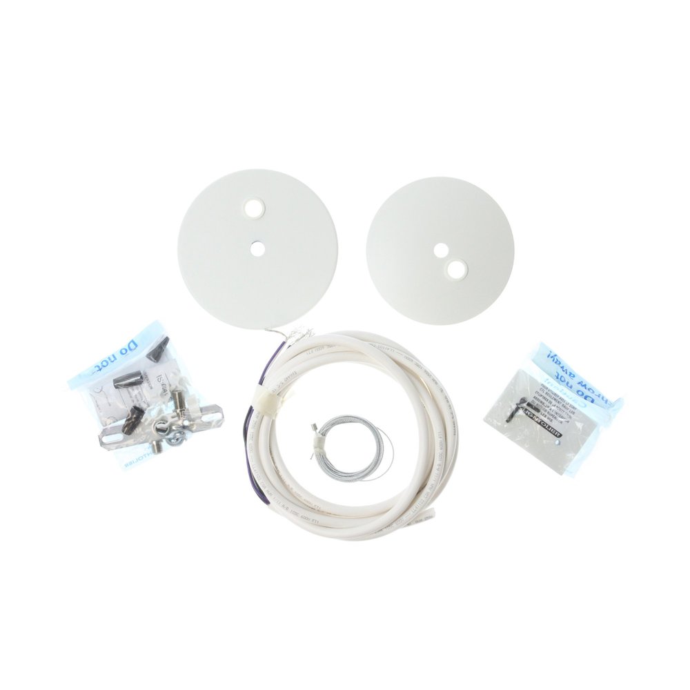 Lightolier C4CCWX5 Calculite 4" Led Cylinder Cable Mounting Kit, Dim White