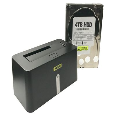 NEXIN NEX-DS1U3 USB 3.0 Hard Drive Docking Station + WL 4TB 3.5" SATA Hard Drive (Combo) - Retail