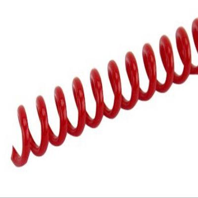 Spiral Coil Binding Spines 9mm x 305mm (11/32 x 12-inch) 4:1 Red