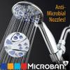 Antimicrobial/Anti-Clog High-Pressure 6-setting Hand Shower by AquaDance with Nozzle Protection from Growth of Mold, Mildew & Bacteria for Stronger Shower! view 4