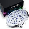 Aquadance Antimicrobial 6-Setting Shower Head, Soft Purple/Chrome, 6" view 2