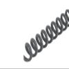 Spiral Coil Binding Spines 9mm x 305mm, Grey, 100/Pack view 2