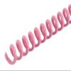 Spiral Coil Binding Spines 9mm x 305mm, Pink, 100 Pack view 1