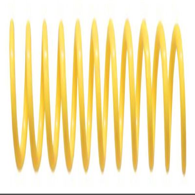 Spiral Coil Binding Spines 9mm x 305mm, Yellow, 100/Pack