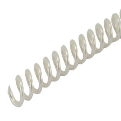 Spiral Coil Binding Spines 9mm x 305mm, Pearl White, 100/Pack