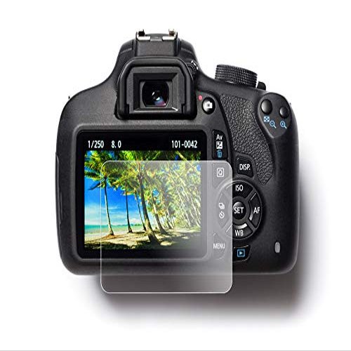 easyCover tempered glas Screen Protector Ultra Thin for Canon 7D2