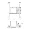 Juno Lighting IC1LED G4 09LM 27K 90CRI 120 FRPC 4" IC Rated New Construction Recessed Housing 900 Lm, 120V, 2700K-Warm White view 3