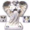 BRILLIANT AND MO Beautiful Praying Solar Angels with 2 Yellow LED Solar Angel Lights view 3