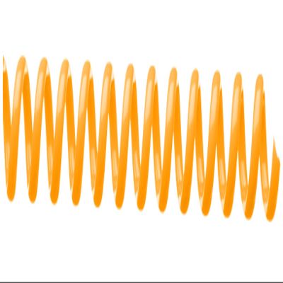 Spiral Coil Binding Spines 9mm x 305mm, Neon Amber, 100/Pack