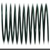 Spiral Coil Binding Spines 9mm x 305mm, Moss Green, 100/Pack view 1