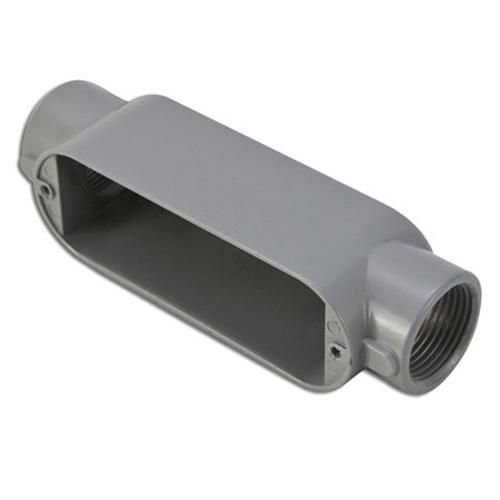 Mulberry 14833 Die Cast Aluminum Type C Combination Conduit Body With Cover and Gasket 1 Inch