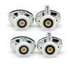 Set of 4 New Oval Singel Wheel Shower Door Rollers 23mm view 1