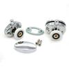 Set of 4 New Oval Singel Wheel Shower Door Rollers 23mm view 2