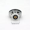 Set of 4 New Oval Singel Wheel Shower Door Rollers 23mm view 3