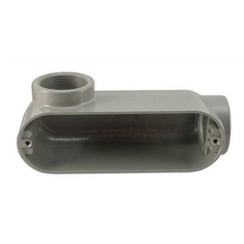 Mulberry 14813 Die Cast Aluminum Type LL Combination Conduit Body With Cover and Gasket 1 Inch